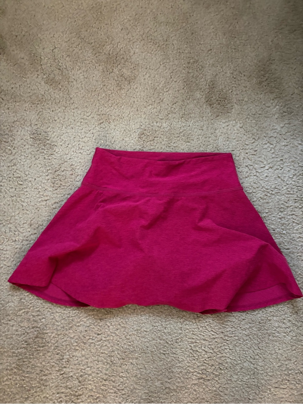 Beyond Yoga Fuchsia Flared Mini Skirt